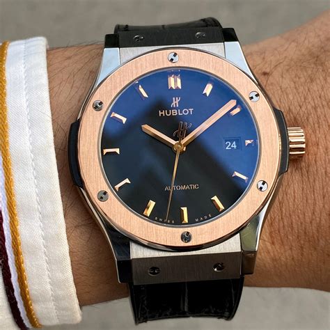 hublot classic fusion titanium king gold 38mm|hublot classic fusion review.